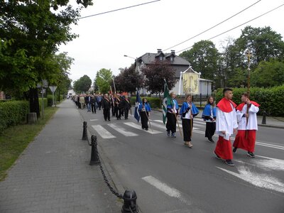 Procesja wiodła głównymi ulicami miasta. 